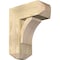 Ekena Millwork Thorton Craftsman Rough Sawn Bracket w/ Offset Brace, Douglas Fir, 8"W x 18"D x 22"H BKT0806X18X22THR04RDF - alternate 1